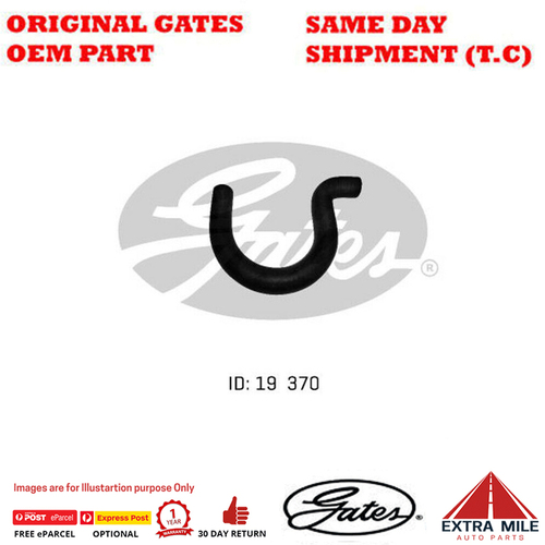 Gates Molded Heater Hose For Ford Falcon ED,EB 4.0L/3.9L ATG,ATQ,XR6 Petrol