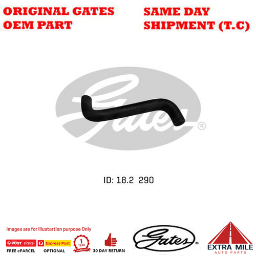 Gates Molded Heater Hose For Ford Falcon ED,EF,AU 4.0L ATQ,YTR,LPG Petrol