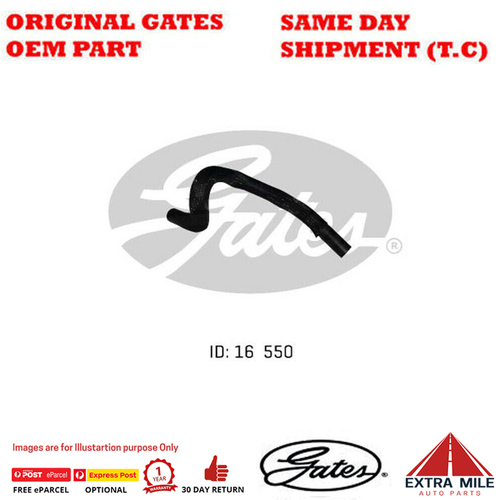 Gates Molded Heater Hose For Ford Telstar AT 2.0L FE Hatchback Petrol