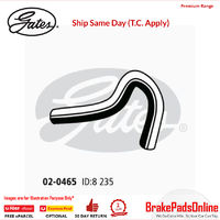 Molded Heater Hose 02-0465 for FORD Telstar TX5 AT