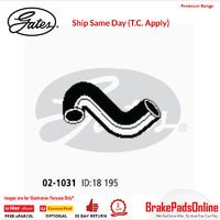 Gates Molded Heater Hose For TOYOTA Hilux VZN130 3.0L 3VZ-E - 4261-1950