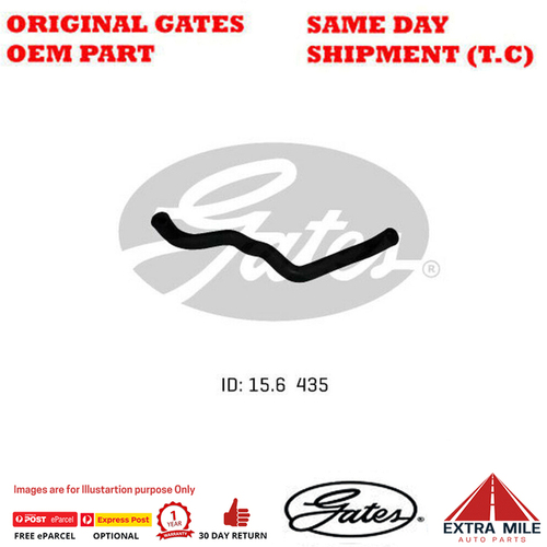 Gates Molded Heater Hose For NISSAN Patrol Y61,GU 2.8L TDiC RD28Ti -02-1082