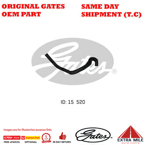 Gates Molded Heater Hose For HOLDEN Adventra VY, VZ 5.7L LS1 - 02-1123