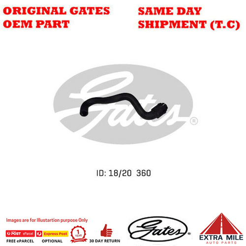 Gates Molded Heater Hose For Holden - 02-1235