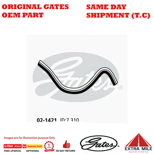 Gates Molded Heater Hose for NISSAN Patrol GR MK 3.0L TDi Diesel 4Cyl 4WD