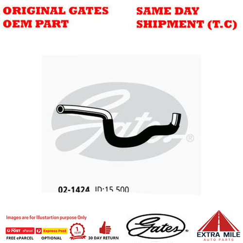 Gates Molded Heater Hose for NISSAN Patrol GR MK 3.0L TDi Diesel 4Cyl 4WD