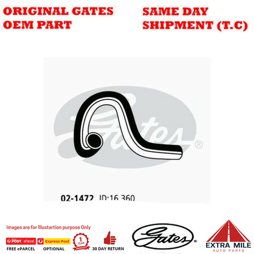 Gates Molded Heater Hose for HONDA CR-V MK III K24Z1 2.4L iVtec Petrol 4Cyl 4WD