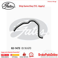 Gates Molded Heater Hose for HONDA Civic MK VIII 1.8L iVtec Petrol 4Cyl FWD