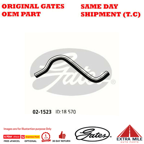 Gates Molded Heater Hose For Holden Captiva 7 CG 3.2L AWD LU1,Z 32 SEE Drive SUV