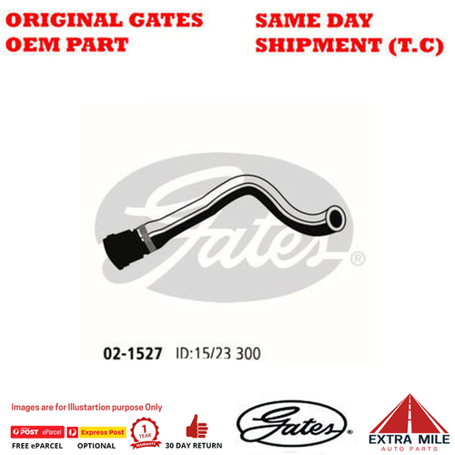 Molded Heater Hose 02-1527 for HOLDEN Colorado RC