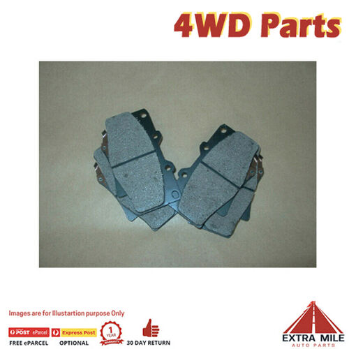 Front Brake Pads For Toyota Landcruiser HDJ80-4.2L 1HDFT Turbo Dsl 01/90-01/98