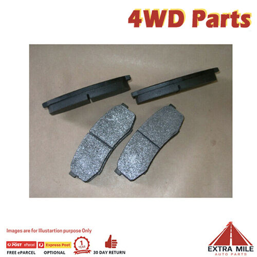 Rear Brake Pads For Toyota Landcruiser HDJ80 - 4.2L 1HDFT Turbo Dsl 90 - 98