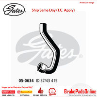 Curved Radiator Hose 05-0634 for TOYOTA Land Cruiser BJ42/BJ45/BJ46 Fitting Position : Lower/Hose Pipe To Engine