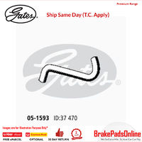 Gates Curved Radiator Hose For Subaru Liberty BE,BE5 2.0L/2.5L EJ201,EJ25 Petrol