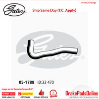 Curved Radiator Hose 05-1788 for FORD Australia Courier PG Fitting Position : Lower