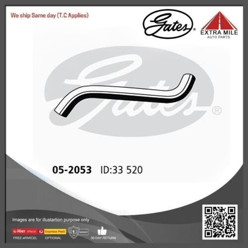  Gates Curved Radiator Hose For Holden Viva JF FWD Hatchback 1.8L Petrol Engine