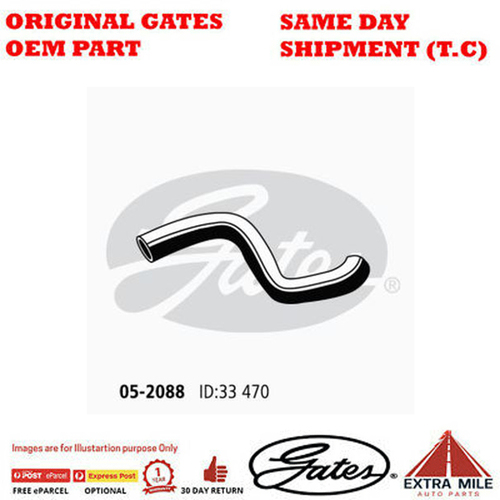 Curved Radiator Hose 05-2088 for HOLDEN Astra AH - 05-2088