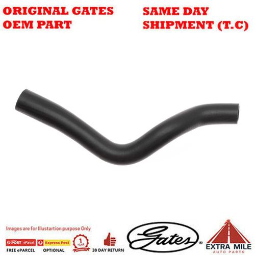 Gates Radiator HOSE For FORD AUSTRALIA FIESTA Petrol Engine 1.0L - 05-2574