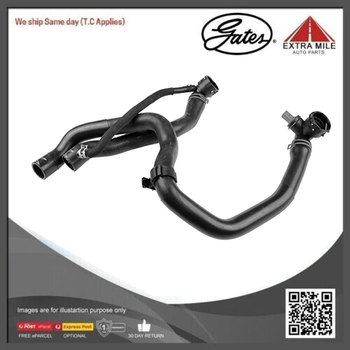 Gates Curved Radiator Hose For Audi A3 TFSI,CXSA,CMBA,8VK,8V1 1.4L  Petrol Engine FWD Hatchback 