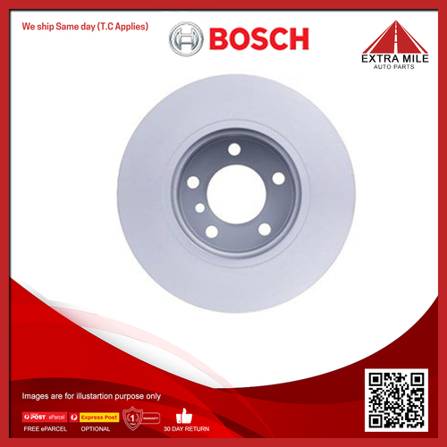 Bosch Front Disc Brake Rotor For BMW 120i,316i,318,320i/D, 328i, 420i/D, 428i