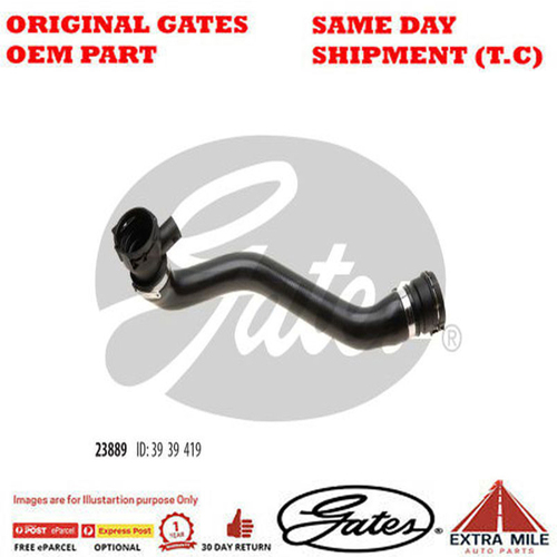 Curved Radiator Hose 23889 for BMW 530i E39 4294-5889