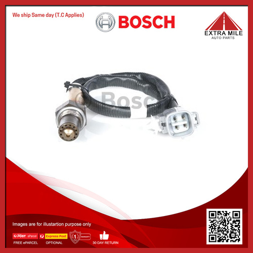 Bosch Oxygen Sensor Post Catalytic For Suzuki Alto GL, GLX Indie GF 1.0L K10BN