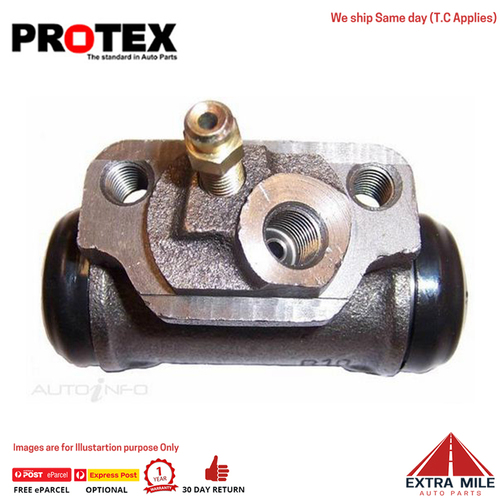 2X PROTEX Brake Wheel Cylinder-Rear For TOYOTA HIACE RH32R 3D Van 1979 - 1983