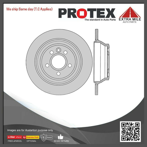 Pair PROTEX Ultra Select Rotors Rear For Volvo S80/V70/XC70 3.2L/3.0L/2.4L/4.4L