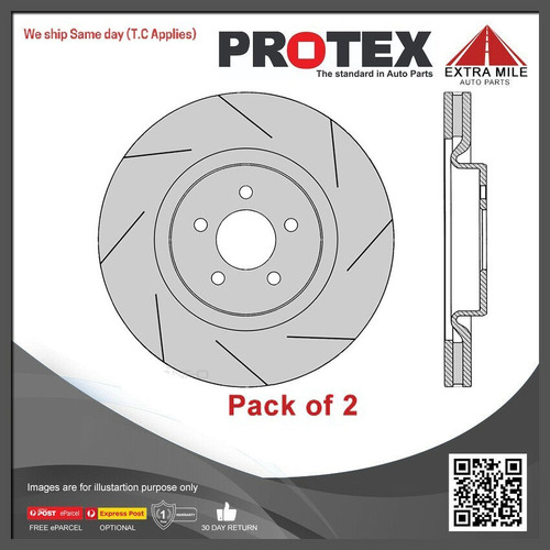 2xProtex Front Ultra Perf Rotor For FORD FPV/Tickford BA/6&6Piston Cali 03-05