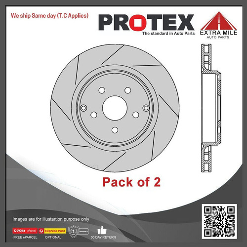 2xFront Rotor Ultra Performance For HOLDEN Statsman/Caprice WM HSV Gr.Rear L/H