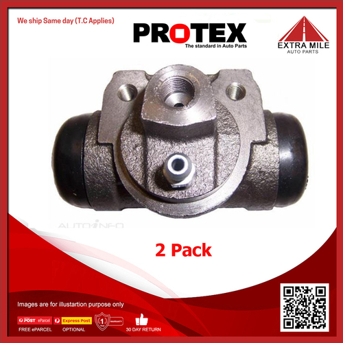 2xBrake Wheel Cylinder-Rear For FORD TRANSIT VH 3D Bus 2000-2004 2x210C0363-1