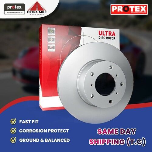 2X PROTEX Disc Brake Rotors - Rear For HOLDEN COMMODORE POLICE VR 4D Sdn RWD