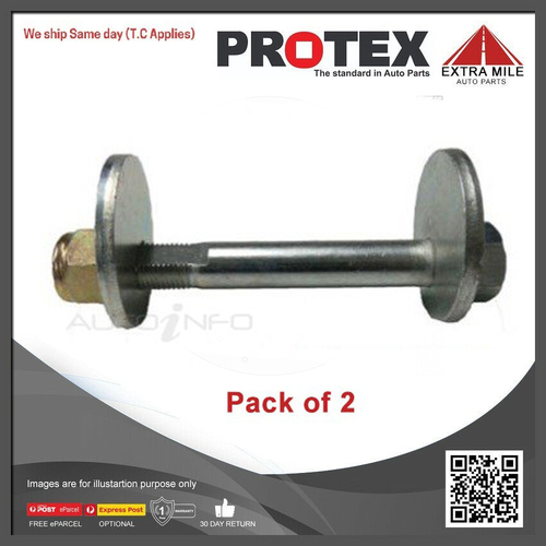 2X Protex Alignment Cam Bolt Kit For FORD FAIRMONT XA 2D H/Top RWD 1972 - 1973