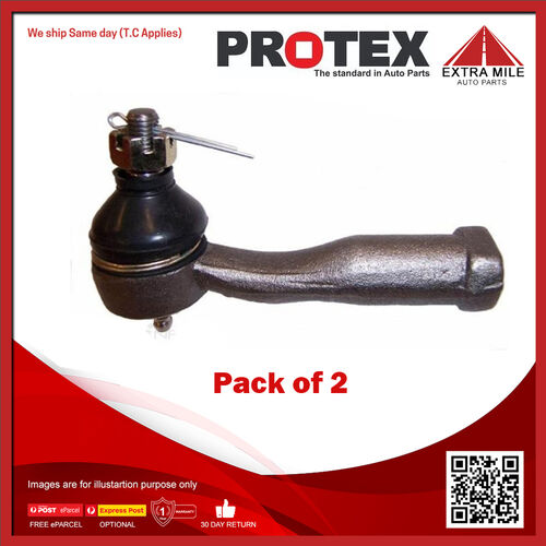 2X Protex TIE ROD END L/H INNER For NISSAN 1200 B110 2D Cpe RWD 1970 - 1974