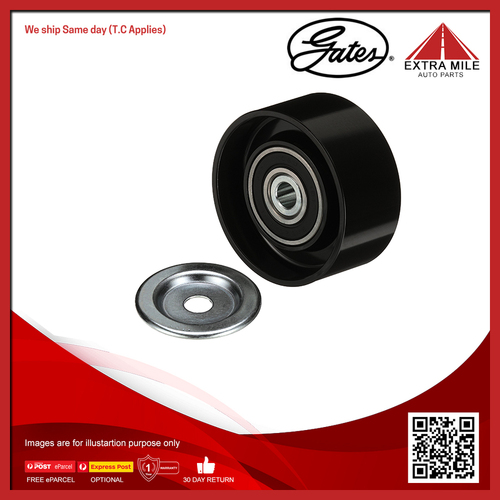 Gates DriveAlign Idler Pulley For Nissan Micra K13K, MK13K 1.2L/1.5L HR15DE