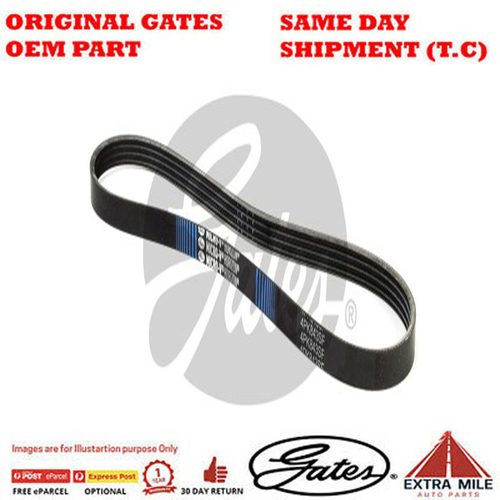 Gates Stretch Fit Micro-V Belt for BMW X5 xDrive 35d E70 3.0L Diesel 6Cyl 4WD