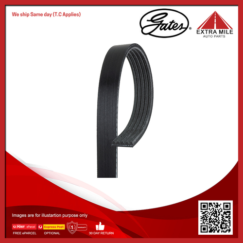 Gates V-Ribbed Belt For Daewoo 1.5i 1C4 1.5L G15MF Hatchback/ Sedan