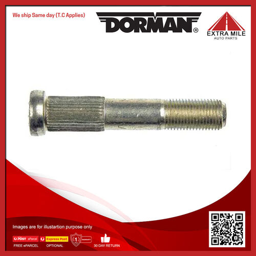 Dorman Serrated Wheel Stud - .561 in. Knurl, 2-7/8 in - 610-144