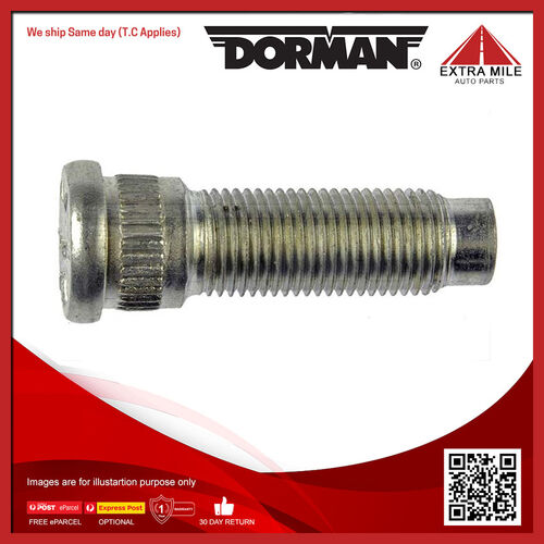 Dorman Serrated Wheel Stud - .618 In. Knurl, 1-13/16 In. Length - 610-260