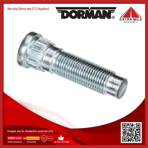 Dorman Serrated Wheel Stud - 0.627 In. Knurl, 1-31/32 In. Length - 610-368