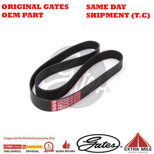 Gates V-Ribbed AT Belt for VOLVO 850 854 B5234T5 2.3L T5 R Petrol 5Cyl FWD