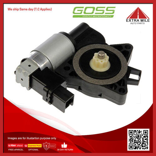 Goss Door Window Regulator Motor - Front For Mazda Verisa DC 1.5L ZYVE I4 DOHC