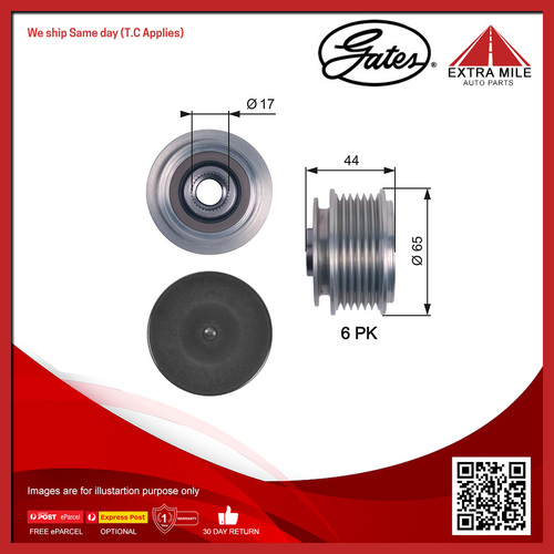 Gates Alternator Pulley For Audi Q5 8RB 3.0L/3.2L CTUC,CTVA,CALB SUV