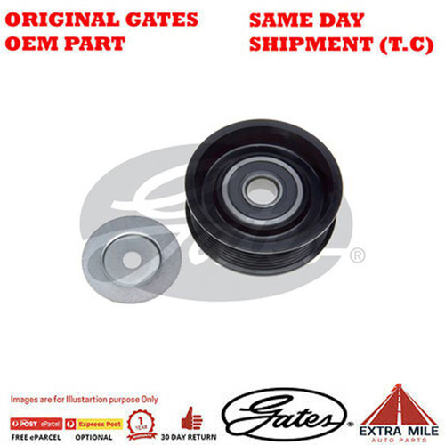 Gates Pulley, V-ribbed belt For FREIGHTLINER /INTERNATIONAL / KENWORTH