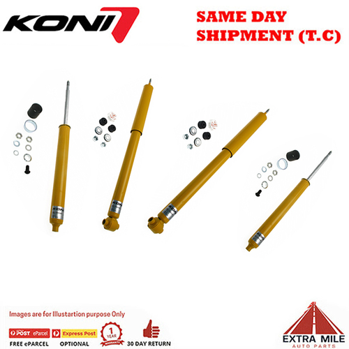 KONI SPORT ADJ F & R SHOCK ABSORBERS For HOLDEN COMMODORE VT VX VY VZ SEDAN