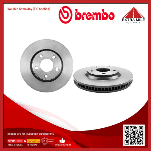 Brembo Front Disc Brake Rotor Vented For Buick, Cadillac, Chevrolet - 9.A052.11