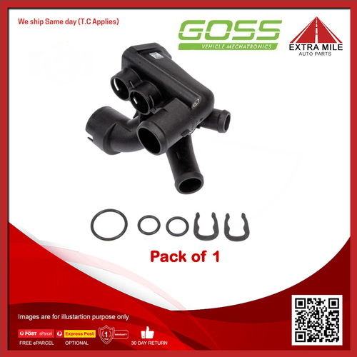 Goss Thermostat Housing Assembly For Audi A3 8P,BMJ,BUB 3.2L V6 MPFI DOHC