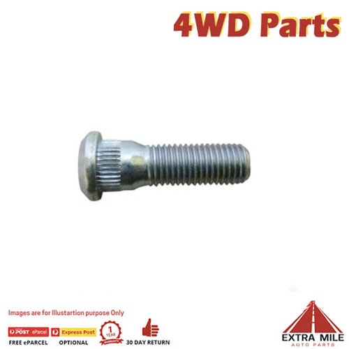 Wheel Stud For Toyota Hilux RN130 4Runner-22R 2.4L Carby  08/1989 ~10/1995