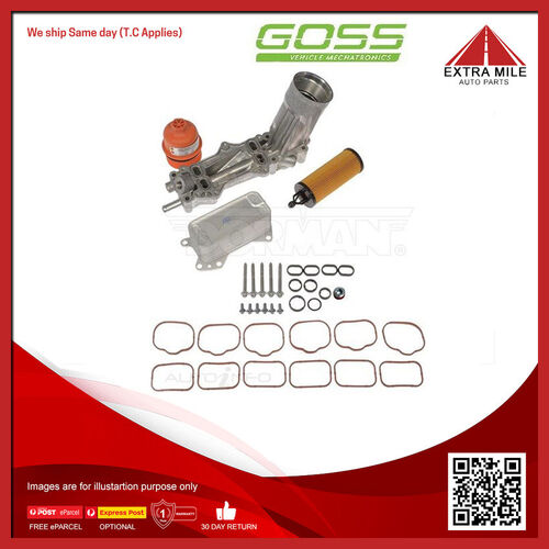 Goss Engine Oil Cooler For Jeep Cherokee Trailhawk KL 3.2L EHB V6 24V DOHC