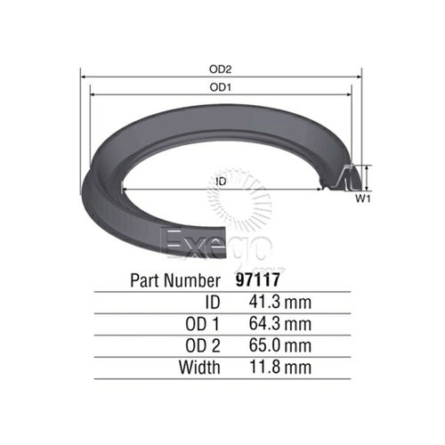 97117 Oil Seal for FORD FAIRMONT XA XB XC XD XE XF XR XT XW XY - AXLE / DRIVE SHAFT - REAR OUTER